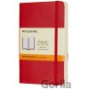 Moleskine Zápisník mäkké dosky A6 linajkový červený Moleskine Zápisník mäkké dosky A6 linajkový červený