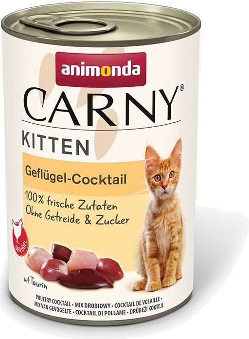 ANIMONDA Carny Kitten hydinový koktejl 400 g