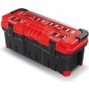 Kistenberg TITAN PLUS Plastový kufor na náradie, 752x300x304mm, červený KTIPA7530-4C Kistenberg TITAN PLUS Plastový kufor na náradie, 752x300x304mm, červený KTIPA7530-4C