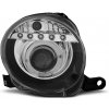 TUNING-TEC Predné svetlá, FIAT 500, 2007-2015, PROJEKTOR BLACK LED