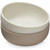 Cam Cam Copenhagen Béžové silikónové detské misky v súprave 13,5 cm 2 ks Cam Cam Copenhagen Béžové silikónové detské misky v súprave 13,5 cm 2 ks
