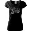 Športová motorka - Dámske tričko Pure - M ( Čierna ) Športová motorka - Dámske tričko Pure - M ( Čierna )