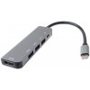 PremiumCord USB-C na HDMI + USB3.0 + 2x USB2.0 + PD(power delivery) adaptér ku31dock15