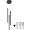 Brilagi Brilagi - LED Luster na lanku DRIFA 3xG9/4W/230V čierna BG0554 + záruka 3 roky zadarmo + záruka 3 roky zadarmo Brilagi Brilagi - LED Luster na lanku DRIFA 3xG9/4W/230V čierna BG0554 + záruka 3 roky zadarmo + záruka 3 roky zadarmo