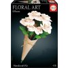 EDUCA 3D puzzle Floral Art - Bílé růže EDUCA 3D puzzle Floral Art - Bílé růže