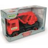 Wader Middle Truck žeriavový vozík 38cm red Wader Middle Truck žeriavový vozík 38cm red