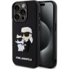 Karl Lagerfeld 3D Rubber Karl and Choupette iPhone 15 Pro čierne Karl Lagerfeld 3D Rubber Karl and Choupette iPhone 15 Pro čierne