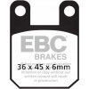 Brzdové platničky EBC SFAC 115 sada pre jeden kotúč Brzdové platničky EBC SFAC 115 sada pre jeden kotúč