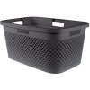 Koš na prádlo Curver Pure 47 l tmavě šedý Koš na prádlo Curver Pure 47 l tmavě šedý
