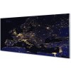 Sklenený obklad do kuchyne sky mapa svetle 100x50 cm Sklenený obklad do kuchyne sky mapa svetle 100x50 cm