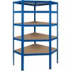Malatec 13140 Rohový regál s MDF policami 1800 x 900 x 400 mm, 175 kg Malatec 13140 Rohový regál s MDF policami 1800 x 900 x 400 mm, 175 kg
