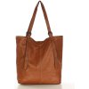 MARCO MAZZINI Camel priestranná shopper kabelka MARCO MAZZINI Camel priestranná shopper kabelka