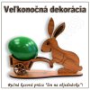Veľkonočná dekorácia - ZAJAC - vzor F Veľkonočná dekorácia - ZAJAC - vzor F