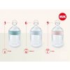 Nuk Nature Sense silikón modrá 150 ml