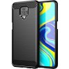 Púzdro Forcell Carbon Xiaomi Redmi Note 9S/9 Pro čierne