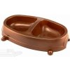 Sum plast miska plastová dvojitá pre mačku aj psa 0,3 l