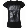 Tričko metal ROCK OFF Nirvana Faded Faces Čierna Tričko metal ROCK OFF Nirvana Faded Faces Čierna