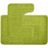 Kúpeľňové predložky set 2 kusov Wezen zelené EMI Kúpeľňové predložky set 2 kusov Wezen zelené EMI