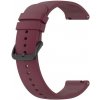 eses Hladký silikónový remienok - Vínový, 22 mm eses Hladký silikónový remienok - Vínový, 22 mm