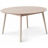 Okrúhly rozkladací jedálenský stôl s prídavnou doskou v dekore duba ø 135 cm Meza – Hammel Furniture Okrúhly rozkladací jedálenský stôl s prídavnou doskou v dekore duba ø 135 cm Meza – Hammel Furniture