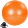 MOVIT Gymnastická lopta s nožnou pumpou, 75 cm, oranžová MOVIT Gymnastická lopta s nožnou pumpou, 75 cm, oranžová