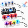 Svietiaci klávesnicový fidget na kľúče – LED Keychain Keyboard Svietiaci klávesnicový fidget na kľúče – LED Keychain Keyboard