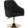 Otočné kreslo 4Rico QS-BL14G Farba: Čierna Otočné kreslo 4Rico QS-BL14G Farba: Čierna