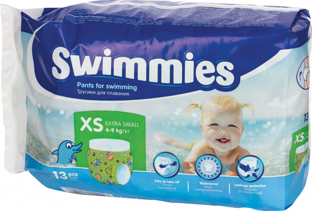 Swimmies XSmall od 4 kg - 9 kg XS = 4-9 kg 13 ks