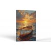 Imitácia maľby Samota na mori pri západe slnka | Obrazy Vintessia Rozmery obdĺžnik: 40x60 Imitácia maľby Samota na mori pri západe slnka | Obrazy Vintessia Rozmery obdĺžnik: 40x60