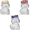 HOME Dóza sklenená medvedík s uzáverom 30 ml HOME Dóza sklenená medvedík s uzáverom 30 ml