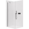 CERANO - Sprchová zástena Walk-in Onyx YL/P - 8 mm - čierna matná, transparentné sklo - 100x200 cm CERANO - Sprchová zástena Walk-in Onyx YL/P - 8 mm - čierna matná, transparentné sklo - 100x200 cm