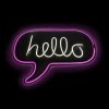 2Kids Toys LED NEON LIGHT hello
