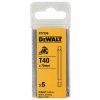 DT7296 DEWALT ŠROUBOVACÍ BITY 5 KS, T40 x 70 MM DT7296 DEWALT ŠROUBOVACÍ BITY 5 KS, T40 x 70 MM