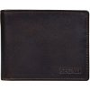 SEGALI Pánska kožená peňaženka 2517797026 tmavo hnedá SEGALI Pánska kožená peňaženka 2517797026 tmavo hnedá