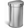 Simplehuman Koše - Bezdotykový kôš s pohybovým ovládaním, 45 l, kefovaná nerezová ST2009 Simplehuman Koše - Bezdotykový kôš s pohybovým ovládaním, 45 l, kefovaná nerezová ST2009