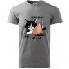 Mačka urobím čo chcem - Klasické pánske tričko vyššej gramáže - 2XL ( Tmavosivý melír ) Mačka urobím čo chcem - Klasické pánske tričko vyššej gramáže - 2XL ( Tmavosivý melír )