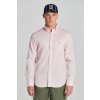 Gant košeľa reg Honeycomb texture shirt ružová