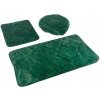 Kúpeľňové predložky Muna Zelené Protišmykové Chodníky Sada 3 ks Kúpeľňové predložky Muna Zelené Protišmykové Chodníky Sada 3 ks
