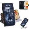 Peňaženkové kožené puzdro na LG K61 - Wolf and Dog Peňaženkové kožené puzdro na LG K61 - Wolf and Dog