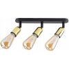 TK Lighting Bodové svietidlo TOP 3xE27/15W/230V čierne/zlaté 5680 + záruka 3 roky zadarmo TK Lighting Bodové svietidlo TOP 3xE27/15W/230V čierne/zlaté 5680 + záruka 3 roky zadarmo