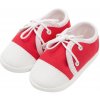 Dojčenské capačky tenisky New Baby červené 0–3 mesiace Dojčenské capačky tenisky New Baby červené 0–3 mesiace