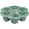 Multidávkovač na jedlo Silicone Multiportions Beaba Sage Green silikónový 6x90 ml zelený od 4 mes Multidávkovač na jedlo Silicone Multiportions Beaba Sage Green silikónový 6x90 ml zelený od 4 mes