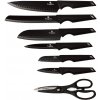 Sada kuchynských nožov s nožnicami 7 dielna Berlingerhaus Black Silver Collection BH-2689 Sada kuchynských nožov s nožnicami 7 dielna Berlingerhaus Black Silver Collection BH-2689