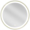 Mexen Esso, okrúhle LED podsvietené kúpeľňové zrkadlo 70 cm, 6000K, vykurovacia podložka proti zahmlievaniu, zlatý rám, 9825-070-070-611-50 Mexen Esso, okrúhle LED podsvietené kúpeľňové zrkadlo 70 cm, 6000K, vykurovacia podložka proti zahmlievaniu, zlatý rám, 9825-070-070-611-50