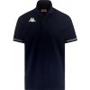 Pánske tričko Kappa BARLI Blue Marine/White M Pánske tričko Kappa BARLI Blue Marine/White M
