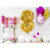 Party Deco FB1M-8-019 Fóliový balón Číslo zlatý 86cm 8