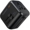 Cestovná nabíjačka Choetech PD5008, 3xUSB-A, 1xUSB-C, GaN, 30W (čierna) Cestovná nabíjačka Choetech PD5008, 3xUSB-A, 1xUSB-C, GaN, 30W (čierna)