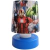 Textilomanie LED detská nočná lampička AVENGERS 11 cm modrá Textilomanie LED detská nočná lampička AVENGERS 11 cm modrá