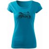 T-ričko BMW R1200S dámske tričko Farba trička: Tyrkysová, Veľkosť: XXL T-ričko BMW R1200S dámske tričko Farba trička: Tyrkysová, Veľkosť: XXL