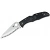Spyderco C10SBK Endura 4 Lightweight Serrated vreckový nôž 9,5cm, čierna, FRN Spyderco C10SBK Endura 4 Lightweight Serrated vreckový nôž 9,5cm, čierna, FRN